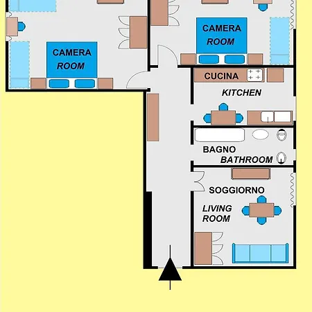 Colosseum House شقة *